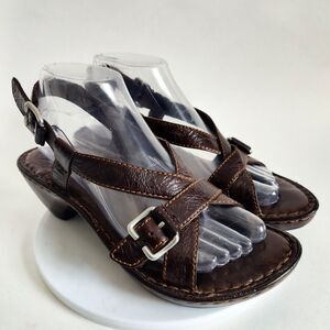 Elegant Dark Brown Women Sandals
